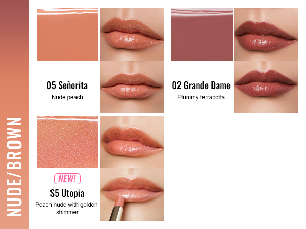 02 (Mb）Moisture Shine Tinted Lipstick-05 Lips Swatch-04 Nude_Brown-600×450