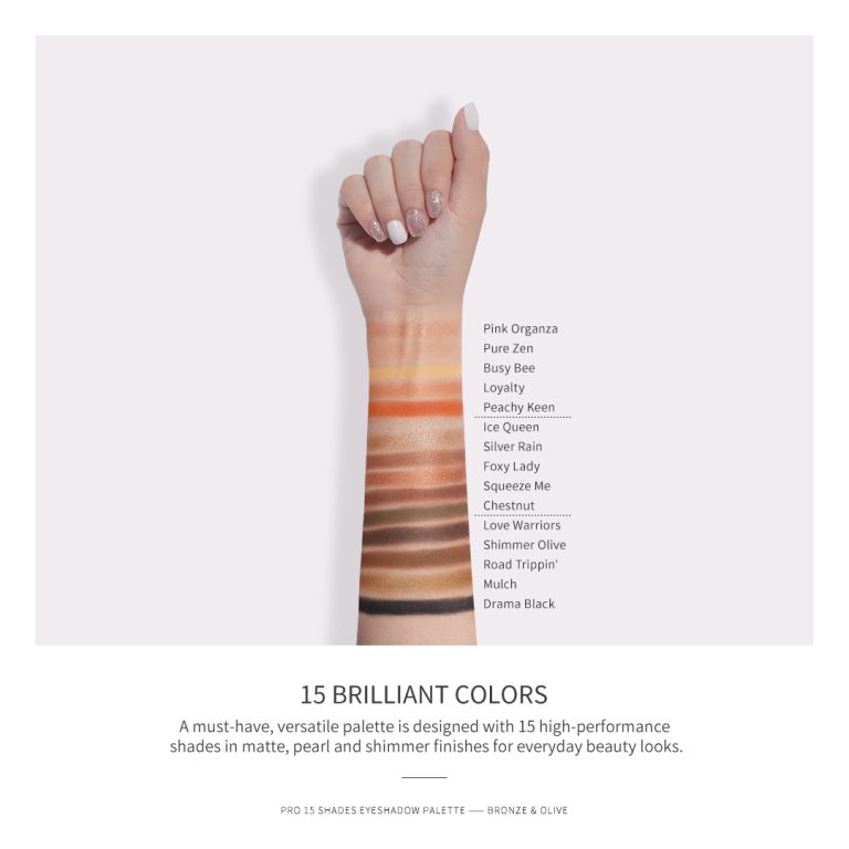 02 Pro 15 Shades Eyeshadow Palette Bronze _ Olive 1080X1080 20210116