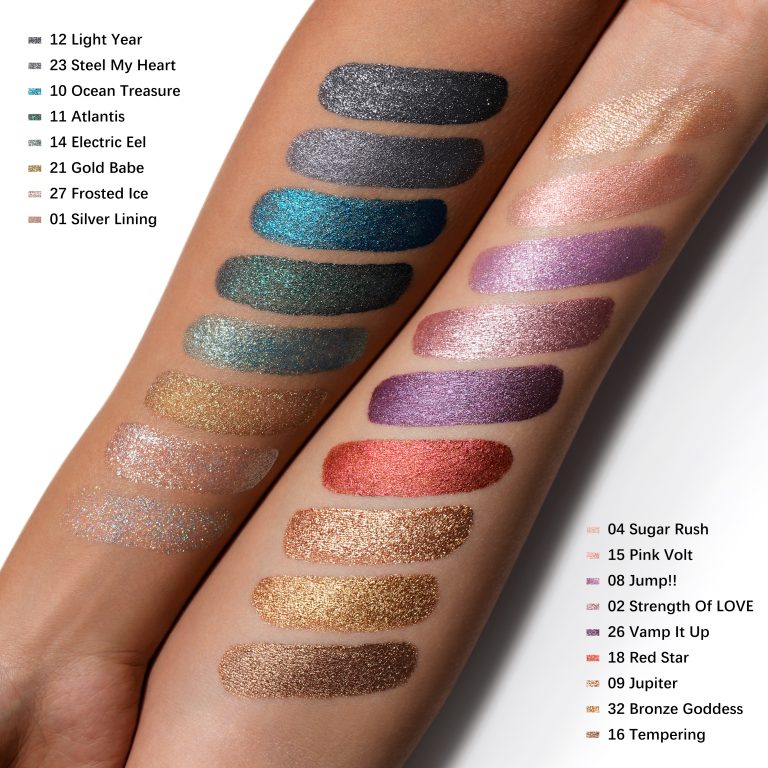03 Liquid Diamond _ Metallic Liquid Shadow Arm Swatch 3000X3000