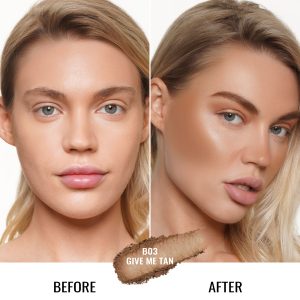 04 (Am) Sunkissed Bronzer-B03 Give me Tan-Comparison-1600×1600