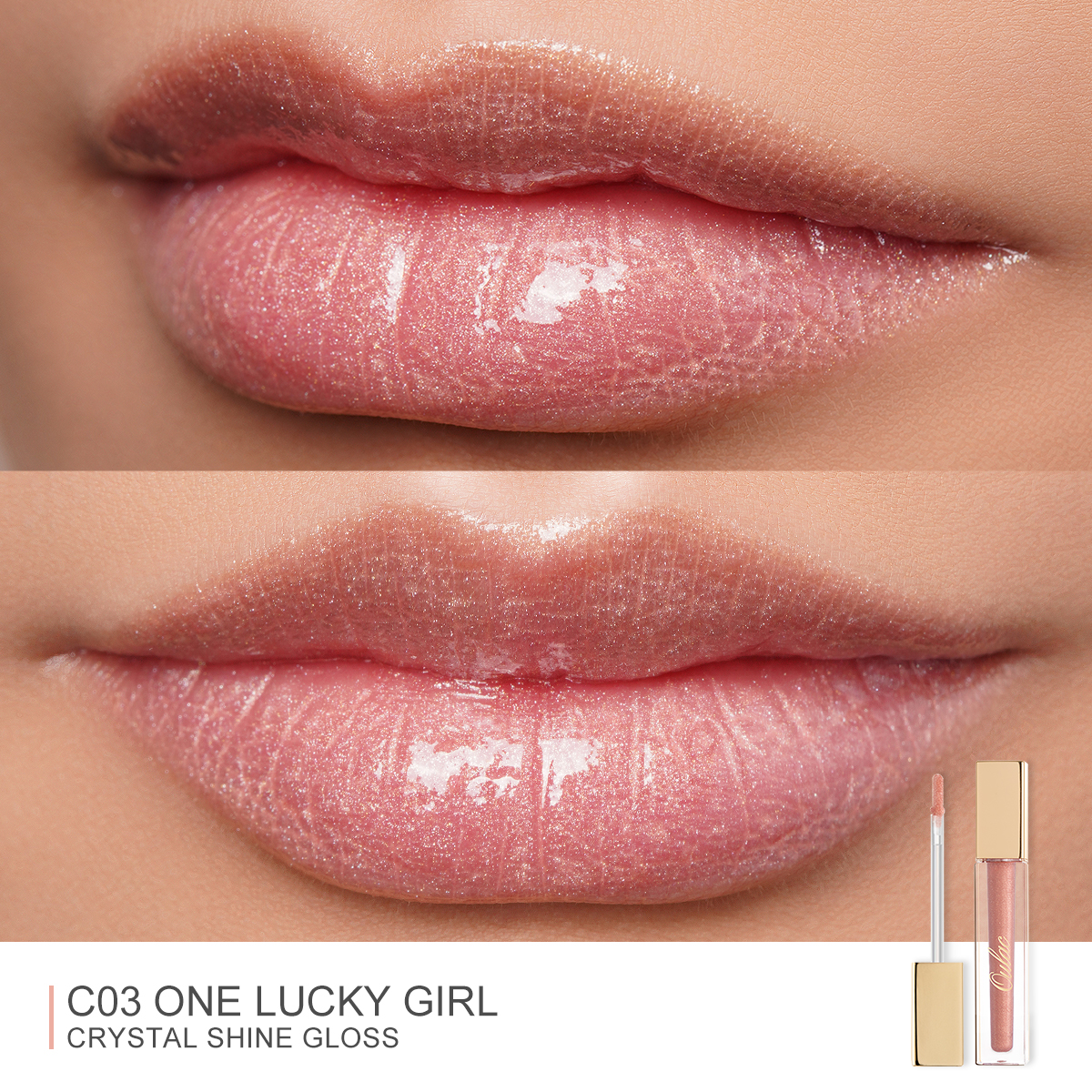 04 Crystal Shine Gloss C03 One Lucky Girl 04 Showcase