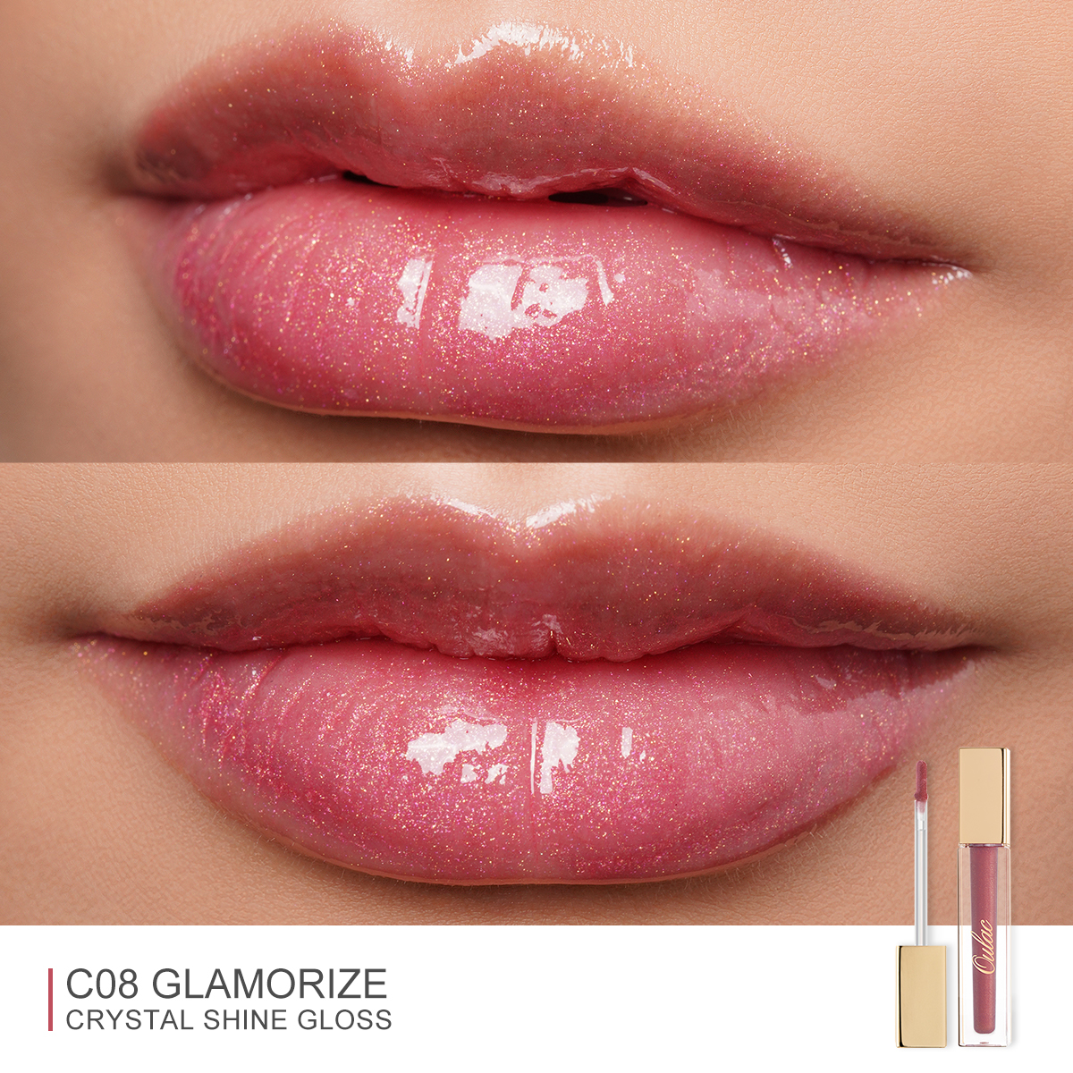 04 Crystal Shine Gloss C08 Glamorize 04 Showcase
