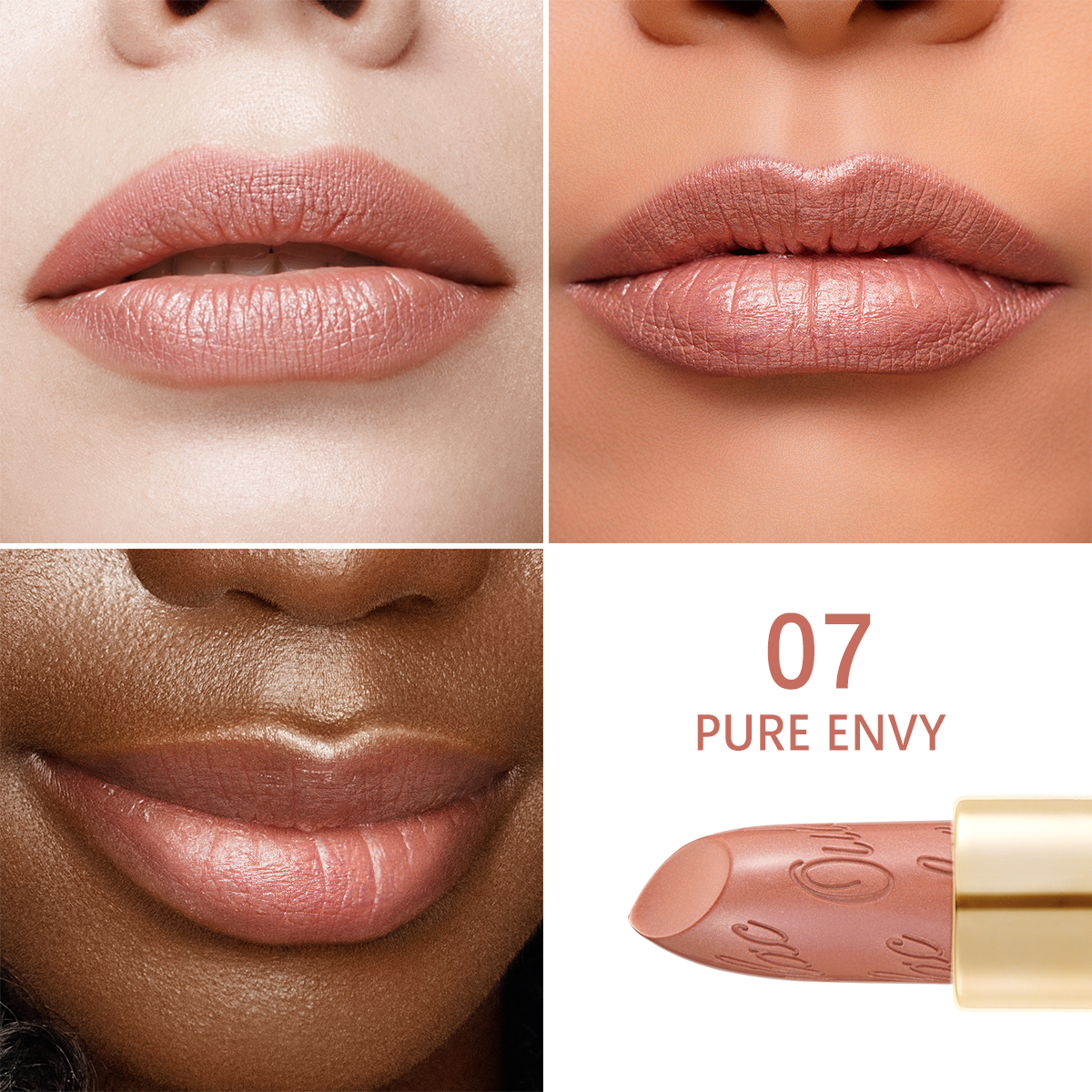 04 Metallic Shine Lipstick 07 Pure Envy Product Face Swatch 1200X1200 (2) 04 Metallic Shine Lipstick 07 Pure Envy Product Face Swatch 1200X1200 (2)