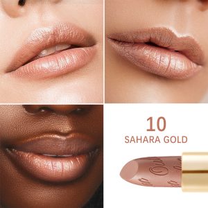 04 Metallic Shine Lipstick 10 Sahara Gold Product Face Swatch 1200X1200 (2)