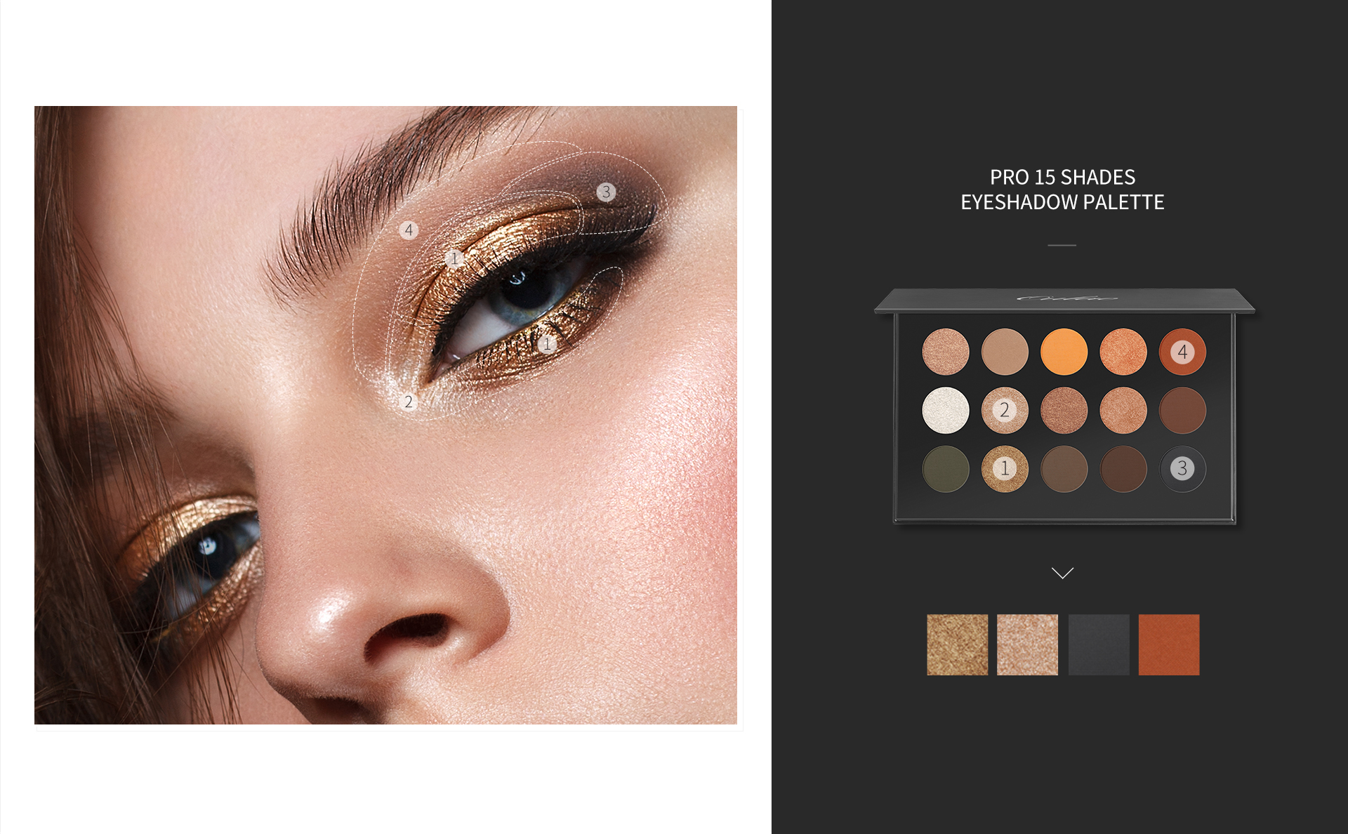 05 Pro 15 Shades Eyeshadow Palette Bronze-Olive 1920X594 20210116 05 Pro 15 Shades Eyeshadow Palette Bronze-Olive 1920X594 20210116