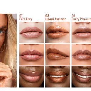 (PC）Metallic Shine Lipstick-Face Swatch-Renew-04-Nude _ Brown（1464×600）