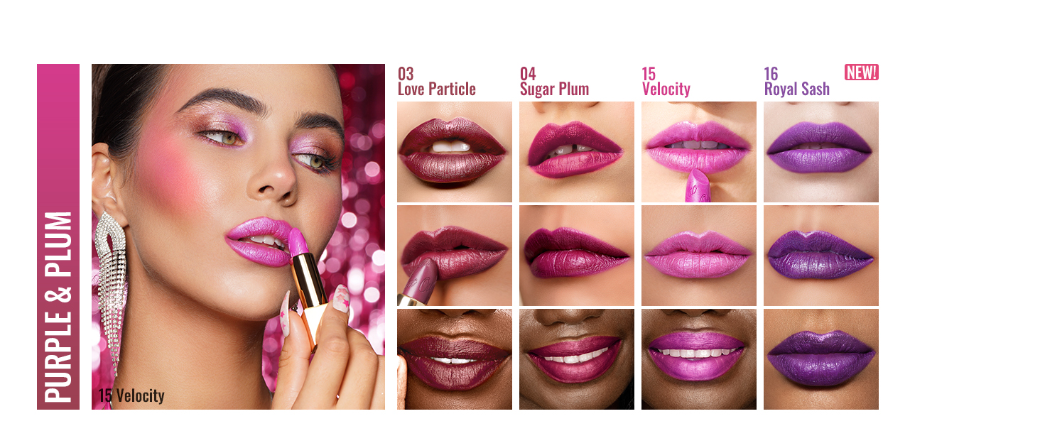 (PC）Metallic Shine Lipstick-Face Swatch-Renew-05-Purple _ Plum（1464×600）